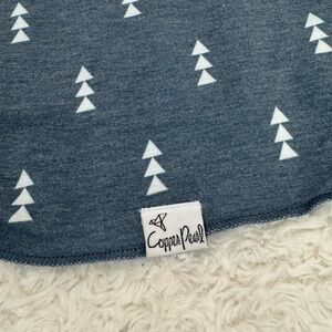 Copper Pearl Blue and White Kids Blanket